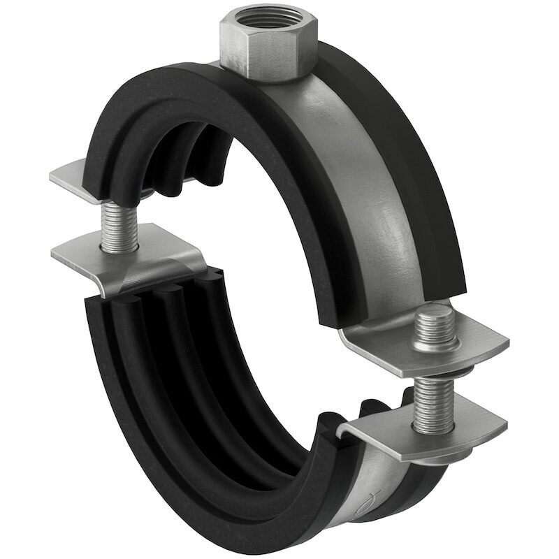 Изображение товара Трубный хомут из нержавеющей стали fischer FRS M8/M10 A2 для огнестойких труб 25-30 мм