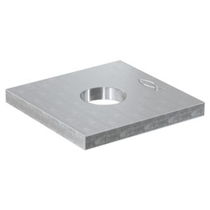 Соединитель профиля квадратный fischer FFF1 HDG M8 40x40x6мм купить в ...
