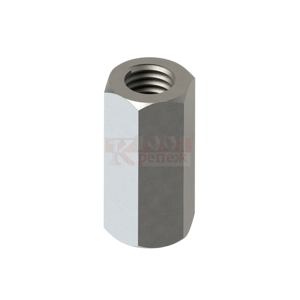 Соединительная гайка для шпилек Termoclip TRC М8х25 | 1001 КРЕПЕЖ